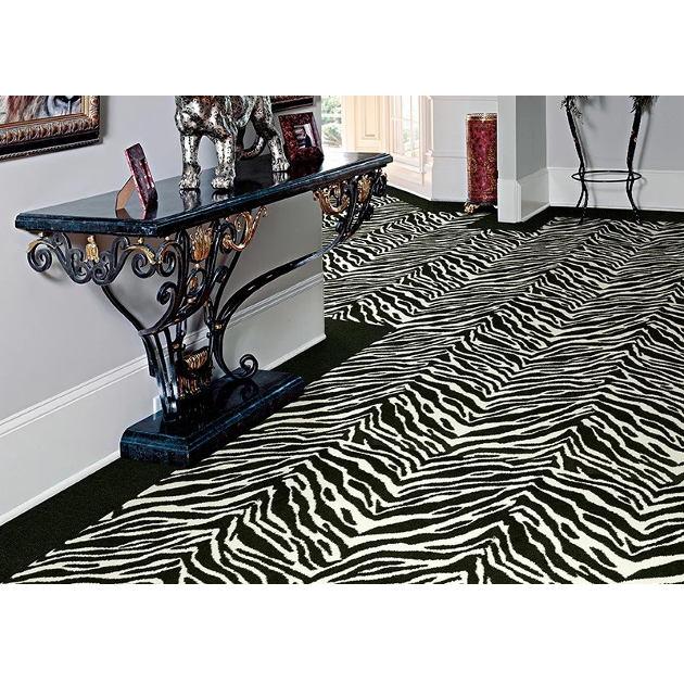 Silhouette Zebra Custom Area Rug