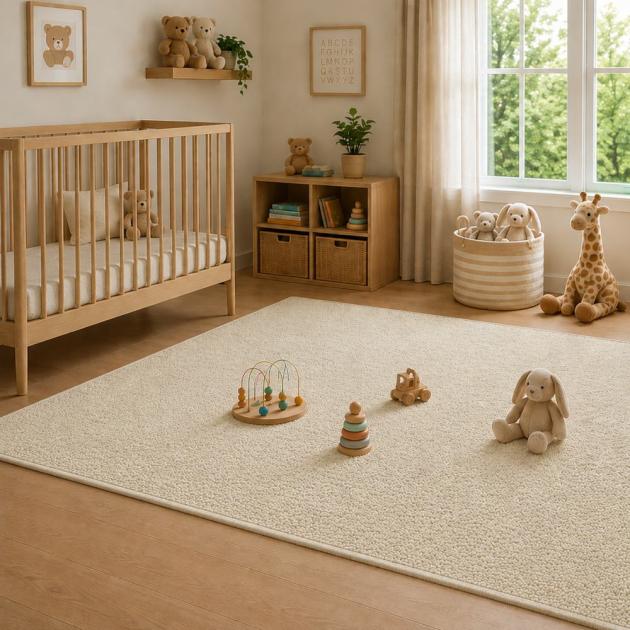 Harmony Aged White Custom Area Rug