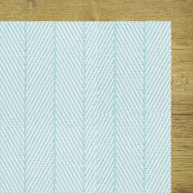 Compass Aqua Custom Area Rug