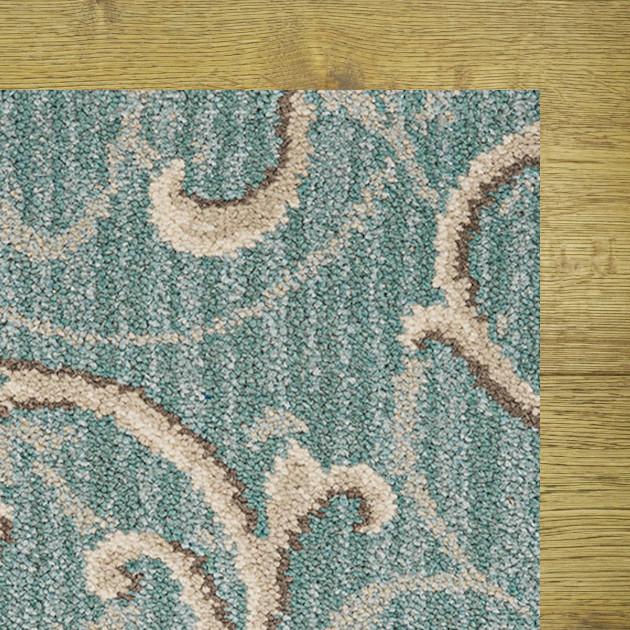 Westwood Green Leaf Custom Area Rug