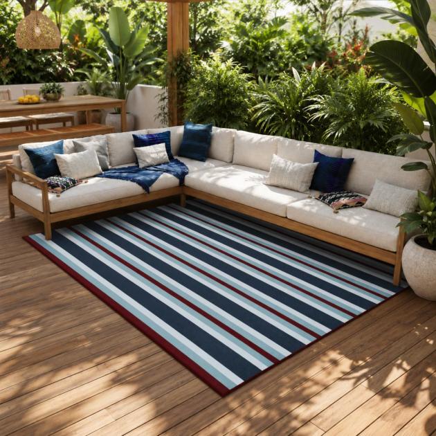Solstice Blue Custom Area Rug