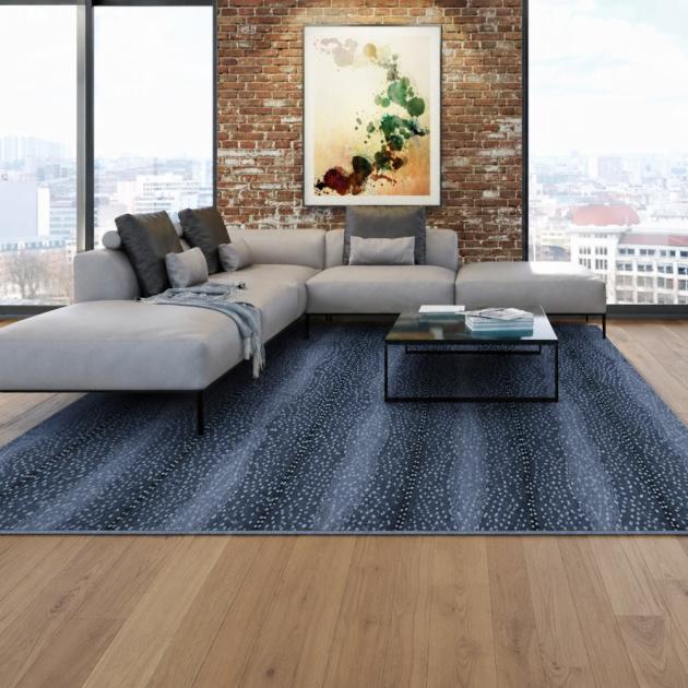 Zephyr Blue Custom Area Rug