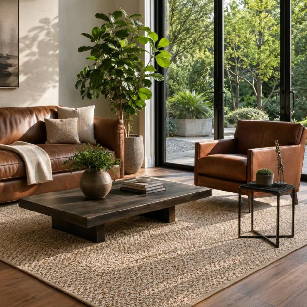 Bracken Wheat Custom Area Rug