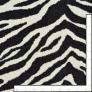 Silhouette Zebra Custom Area Rug