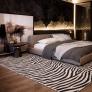 Silhouette Zebra Custom Area Rug