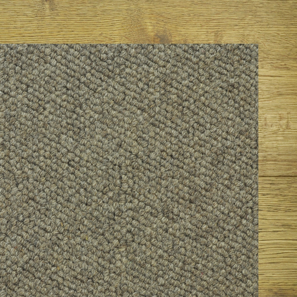 Custom Oblique Earth Wool Area Rug