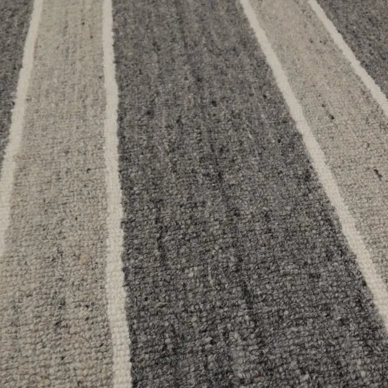 Custom Regatta Stacked Stone Wool Area Rug