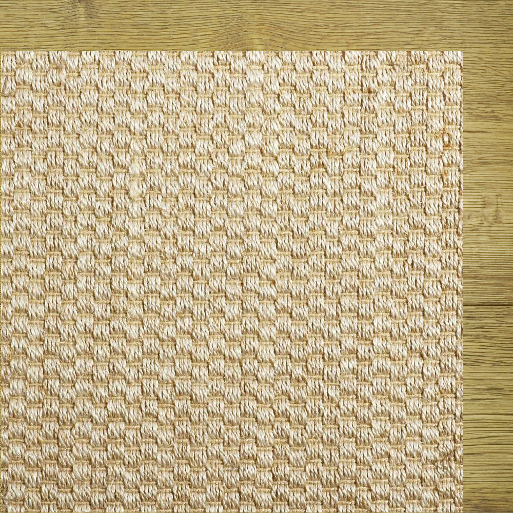 Custom Tessera Seashell Sisal Area Rug